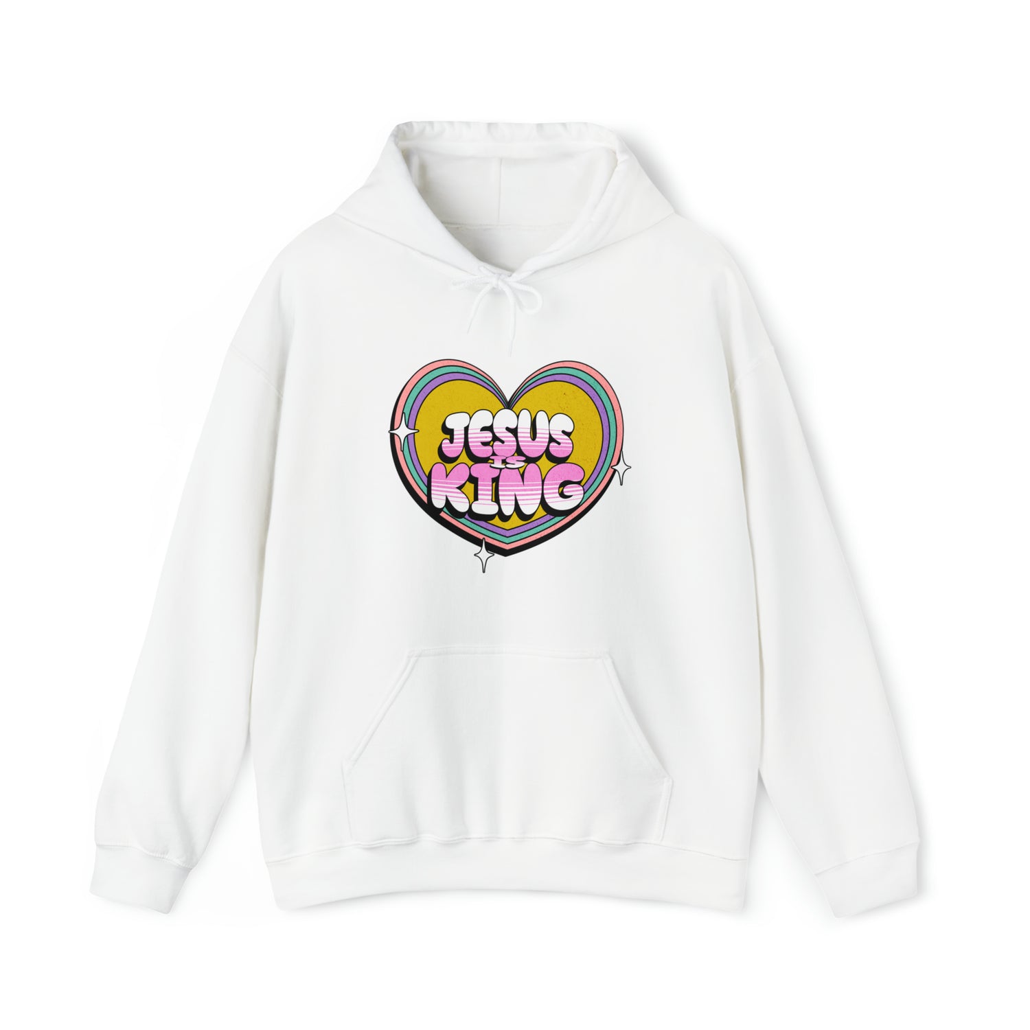 Jesus Is King- Love Unisex Hooded Sweatshirt