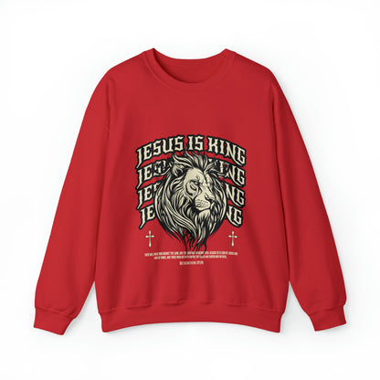 Jesus is King Lion Crewneck- Multiple Colors