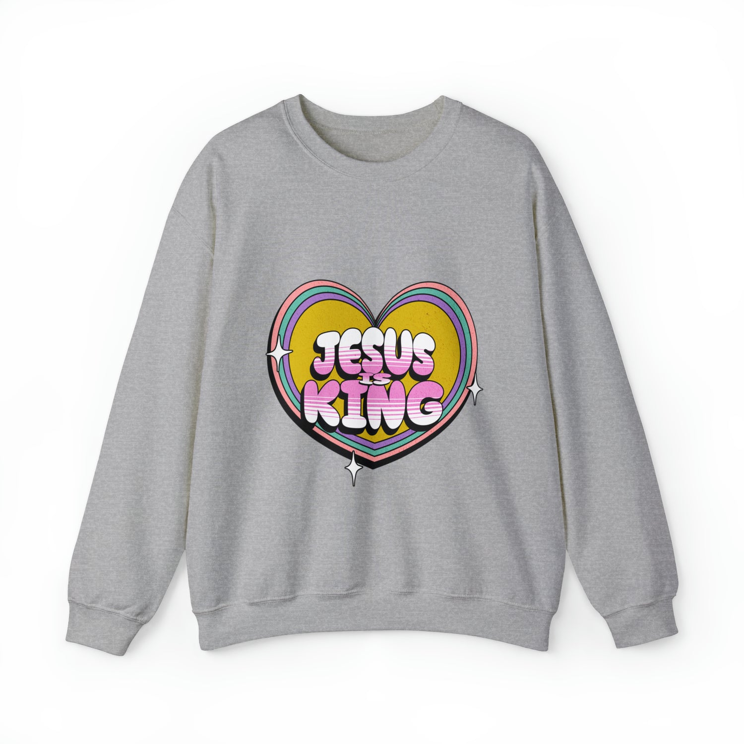 Jesus Is King- Love Crewneck