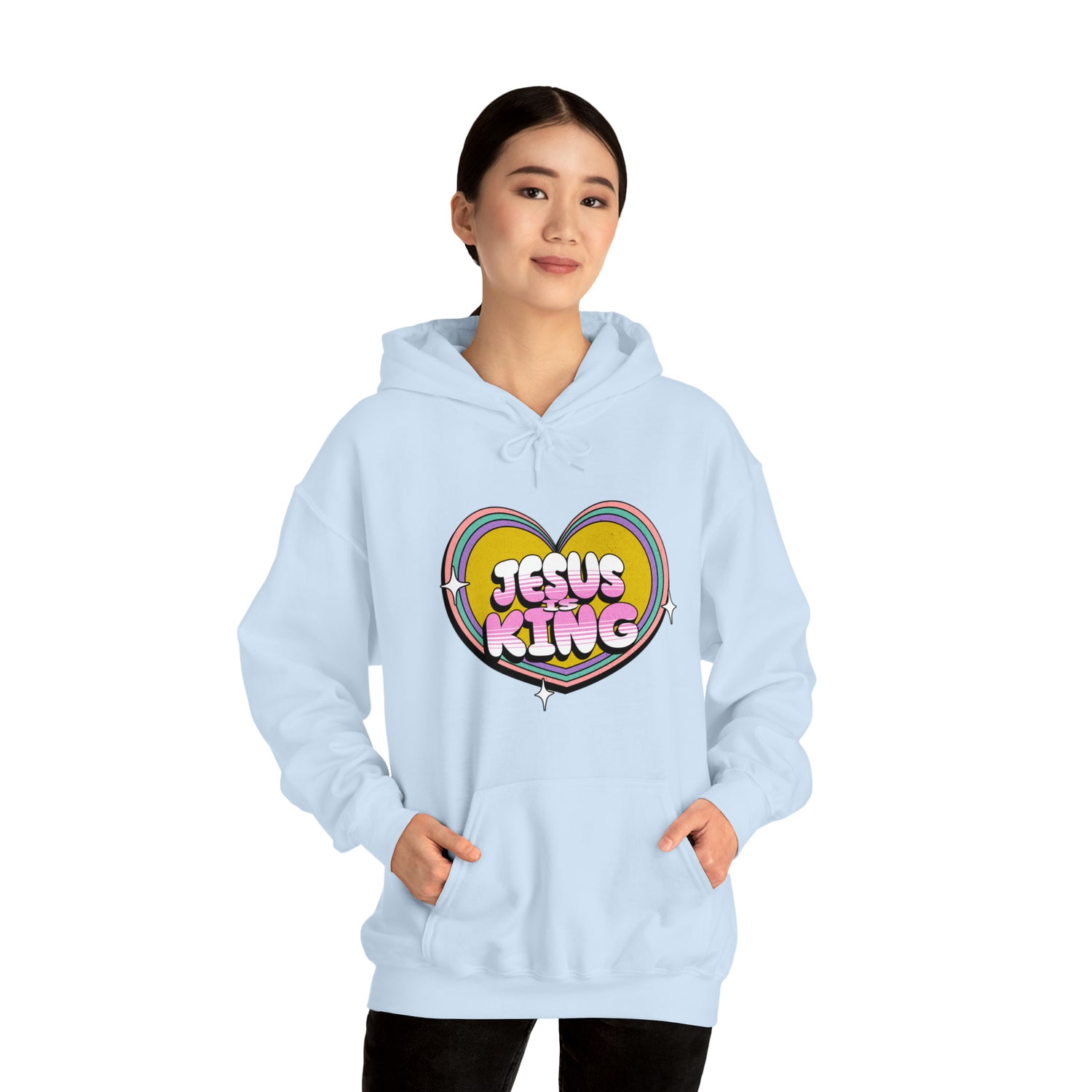 Jesus Is King- Love Unisex Hooded Sweatshirt