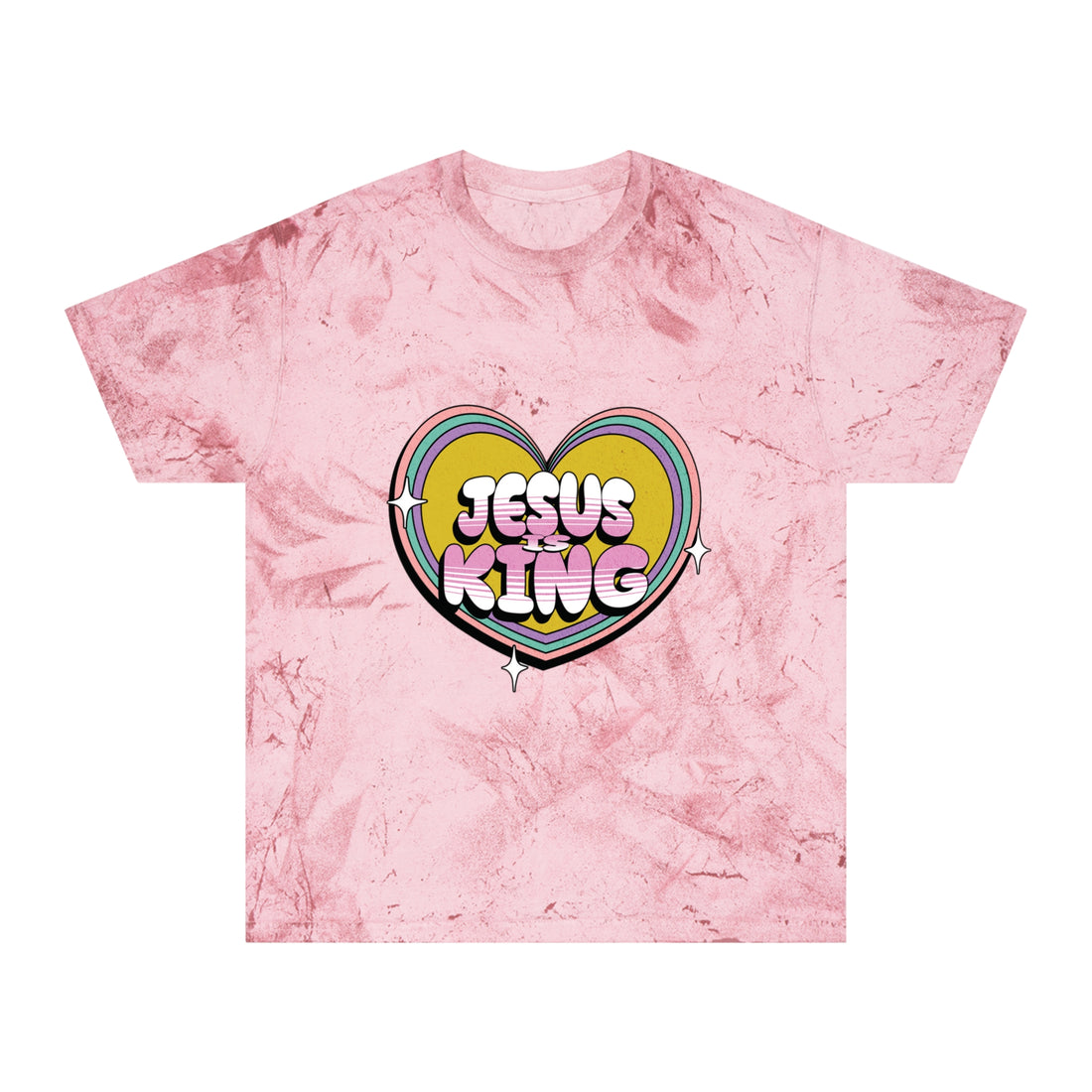 Jesus Is King- Love Unisex Color Blast T-Shirt