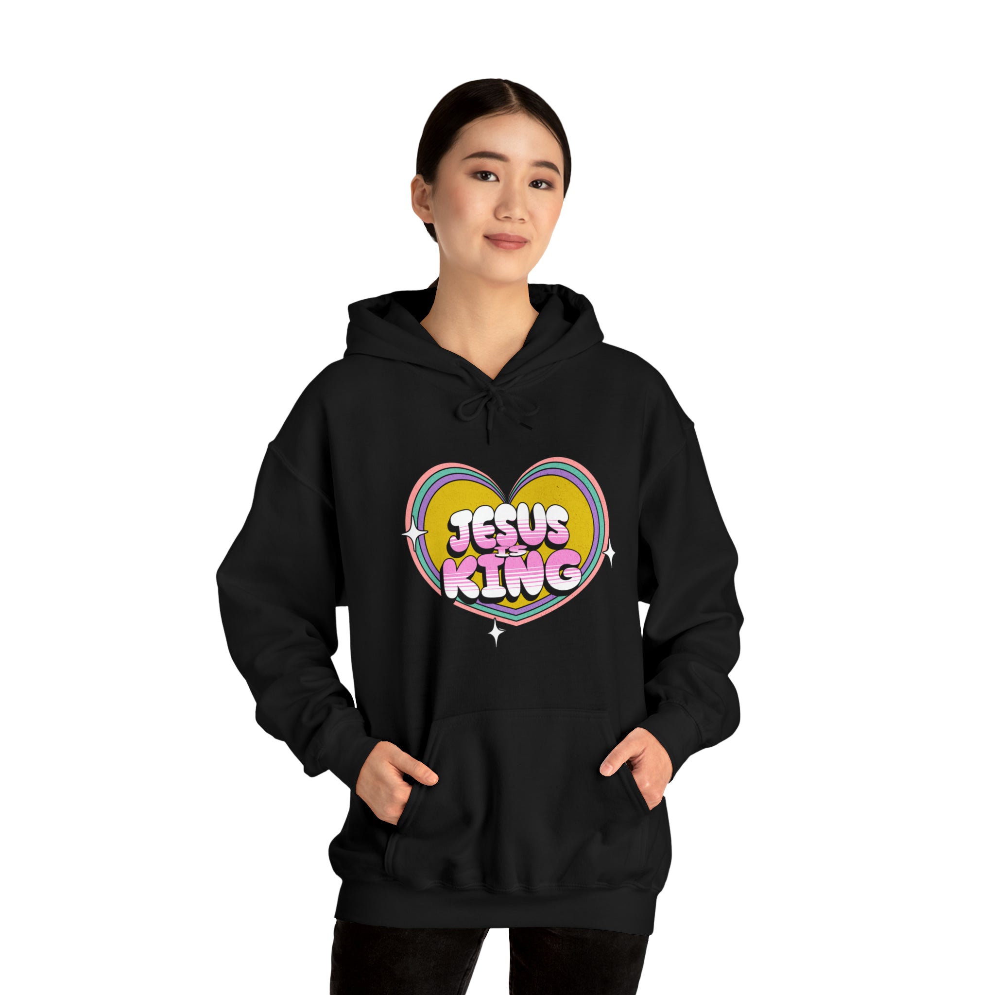 Jesus Is King- Love Unisex Hooded Sweatshirt