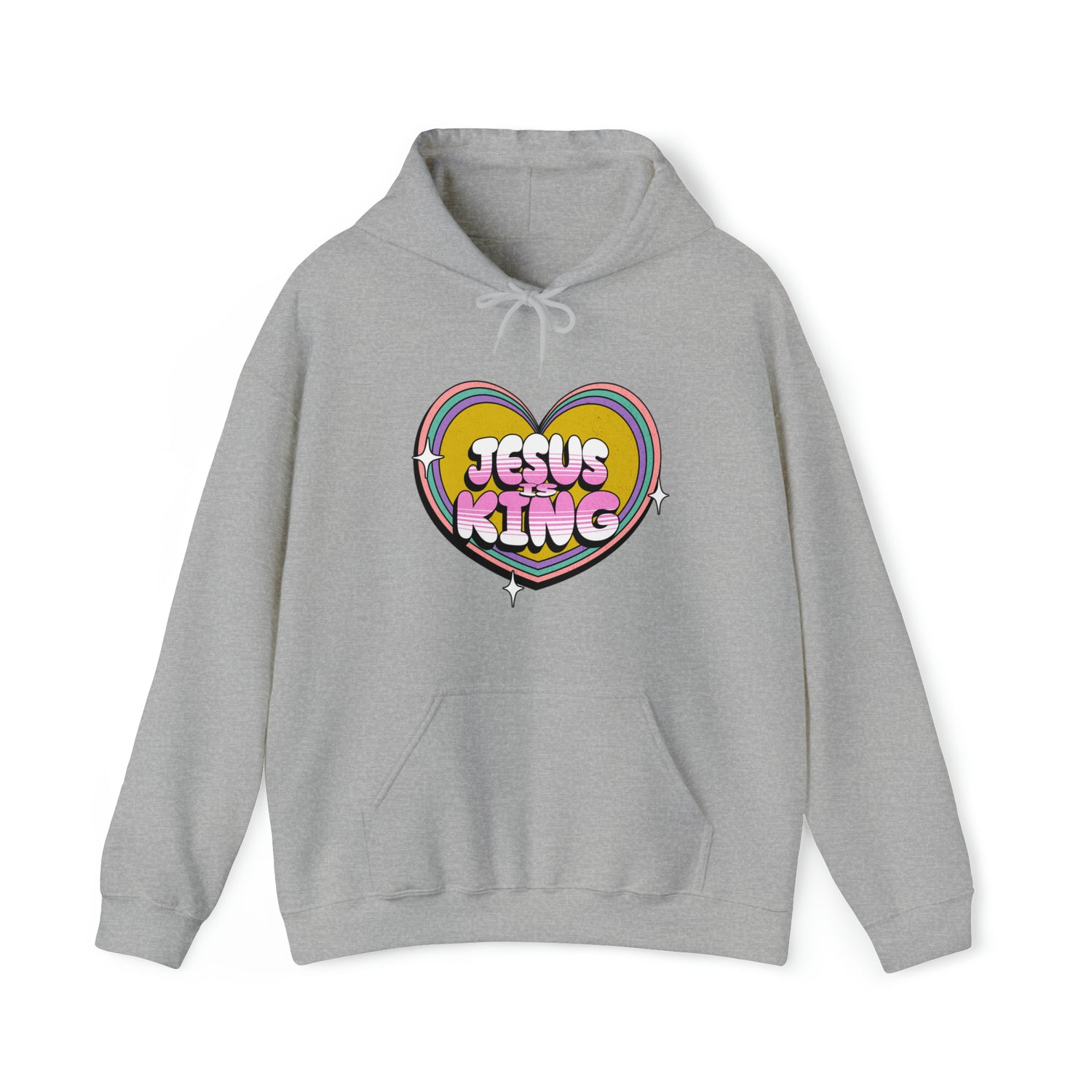 Jesus Is King- Love Unisex Hooded Sweatshirt