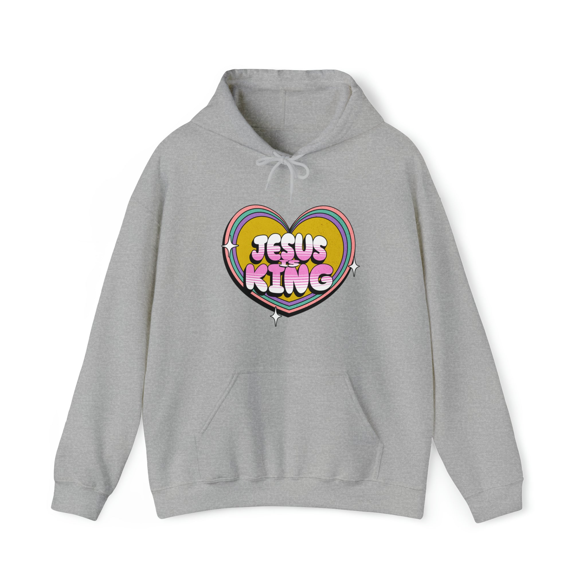 Jesus Is King- Love Unisex Hooded Sweatshirt