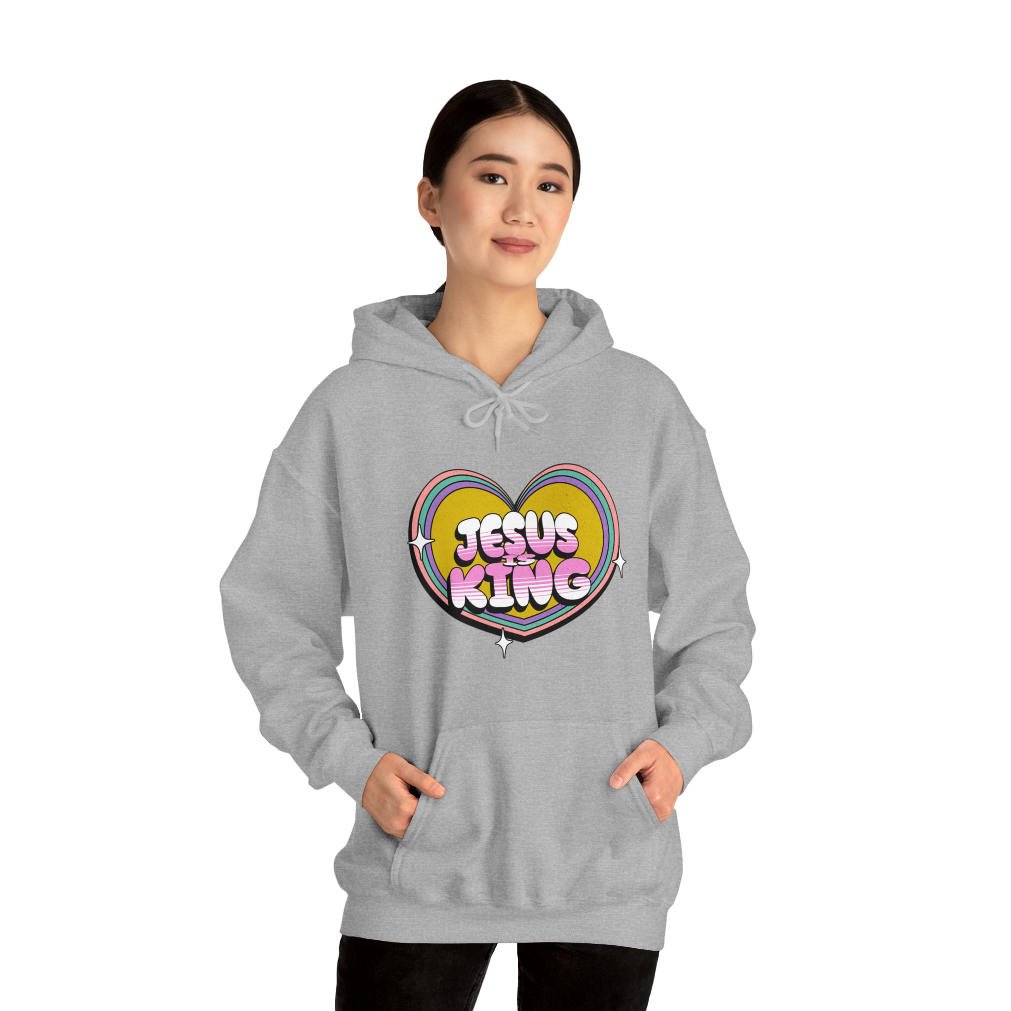 Jesus Is King- Love Unisex Hooded Sweatshirt