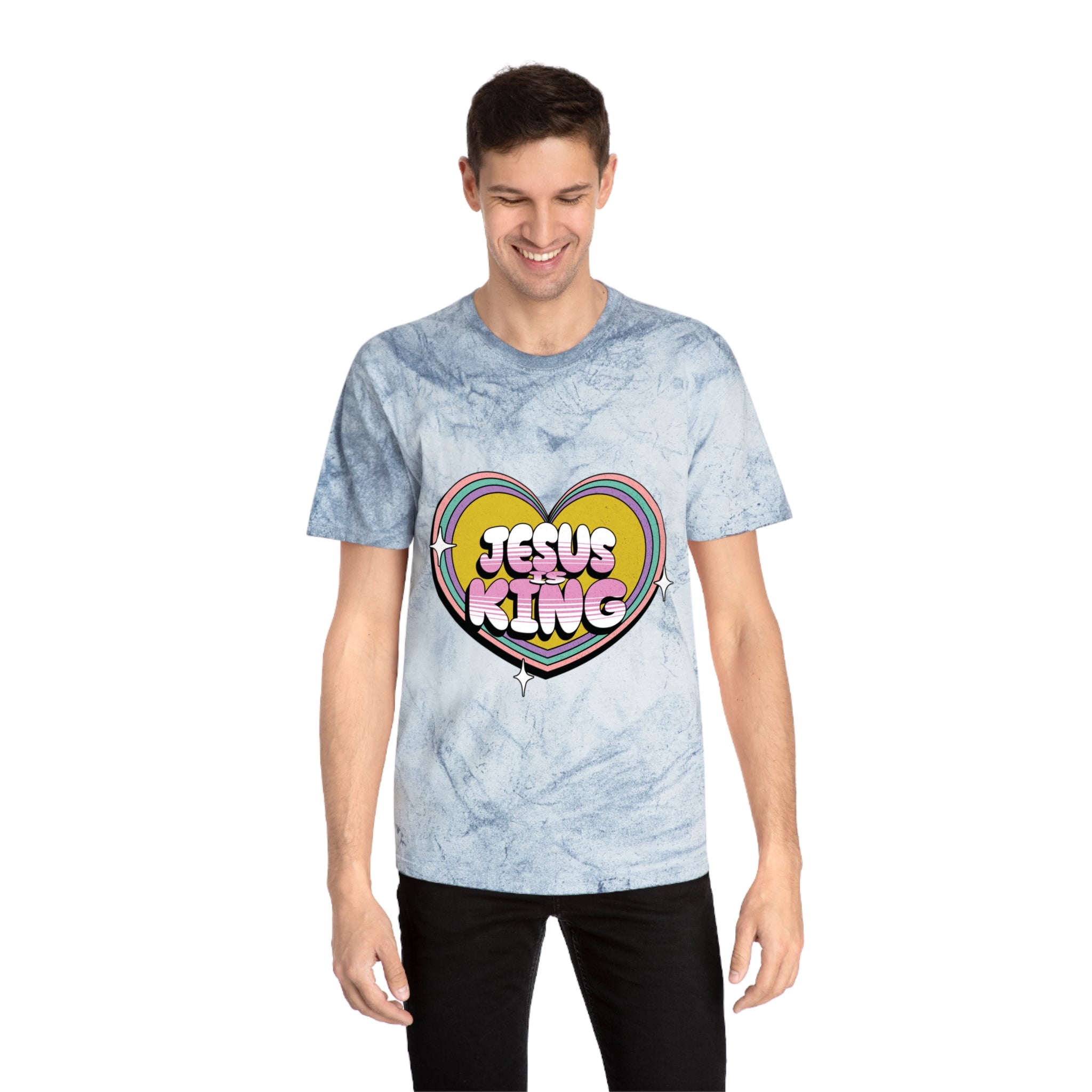 Jesus Is King- Love Unisex Color Blast T-Shirt