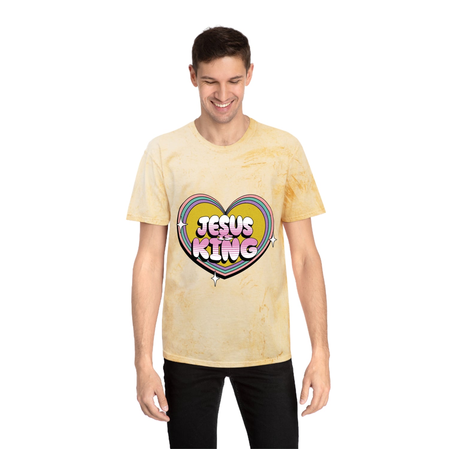 Jesus Is King- Love Unisex Color Blast T-Shirt