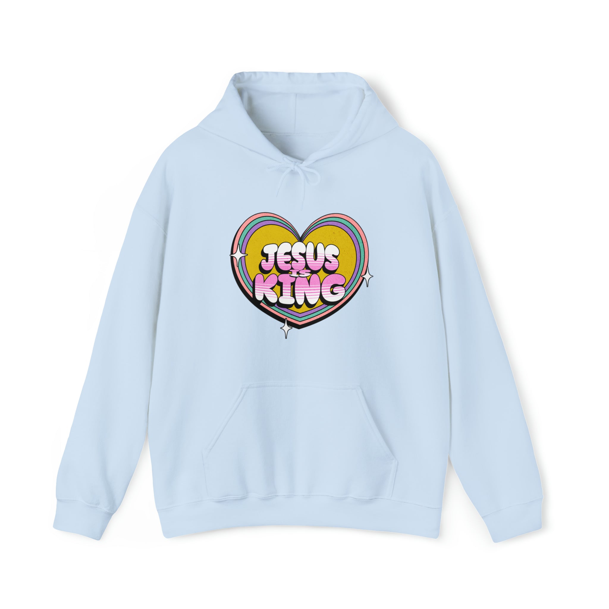 Jesus Is King- Love Unisex Hooded Sweatshirt