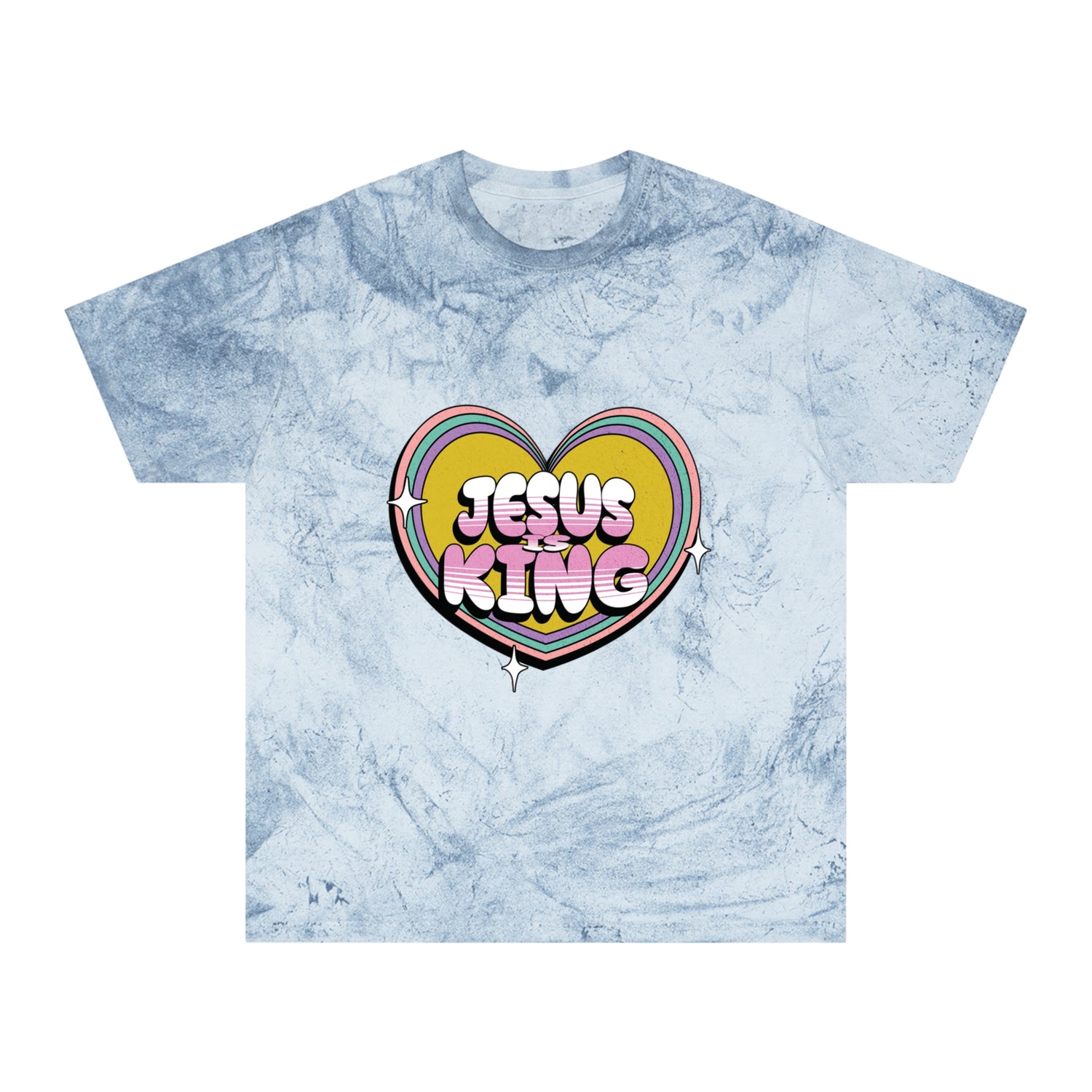 Jesus Is King- Love Unisex Color Blast T-Shirt