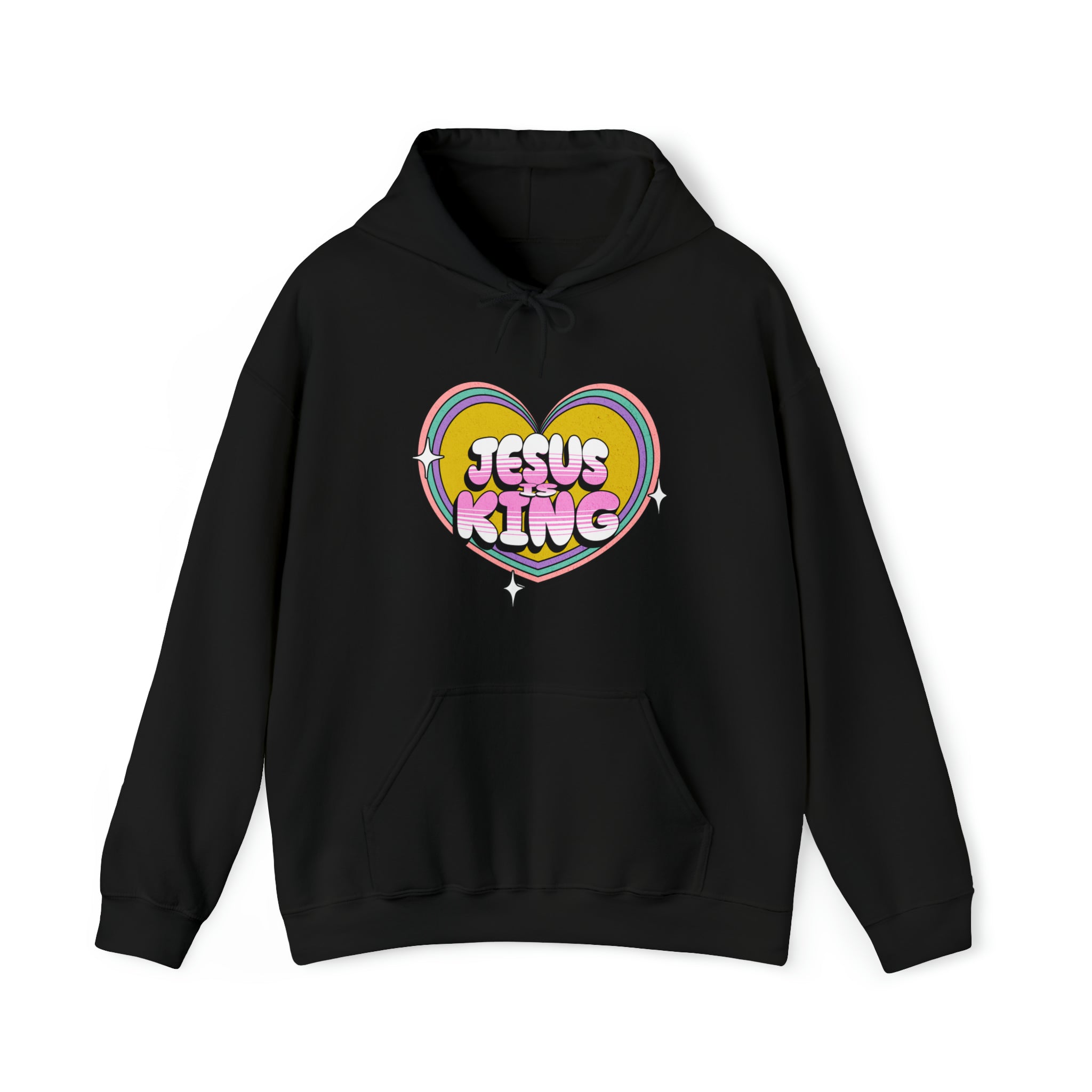 Jesus Is King- Love Unisex Hooded Sweatshirt