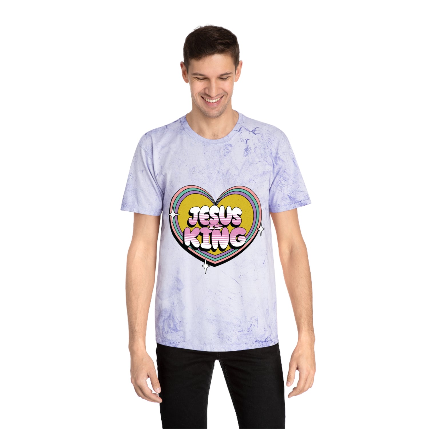 Jesus Is King- Love Unisex Color Blast T-Shirt