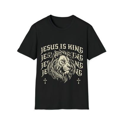 Jesus Is King- Lion Unisex T-Shirt