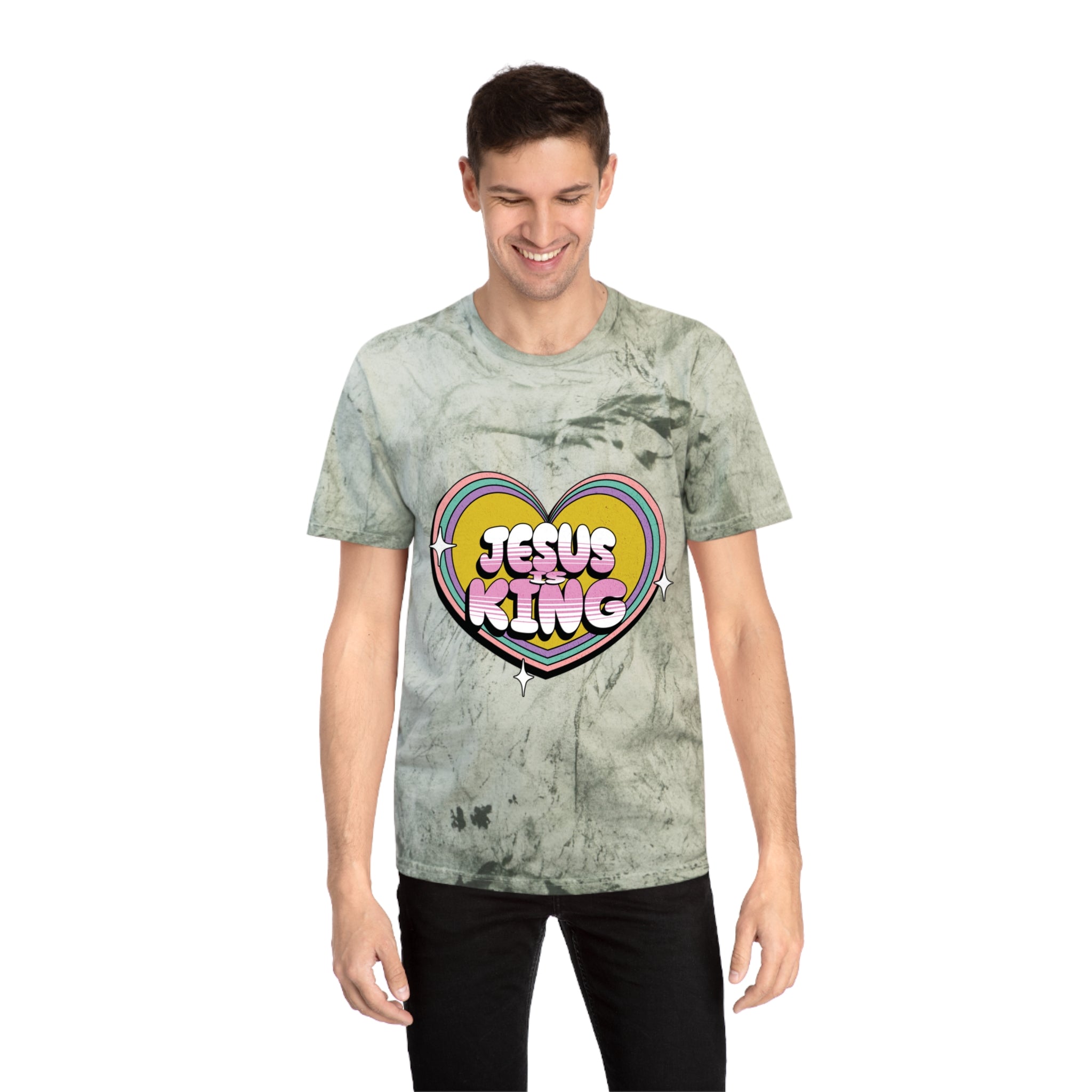 Jesus Is King- Love Unisex Color Blast T-Shirt