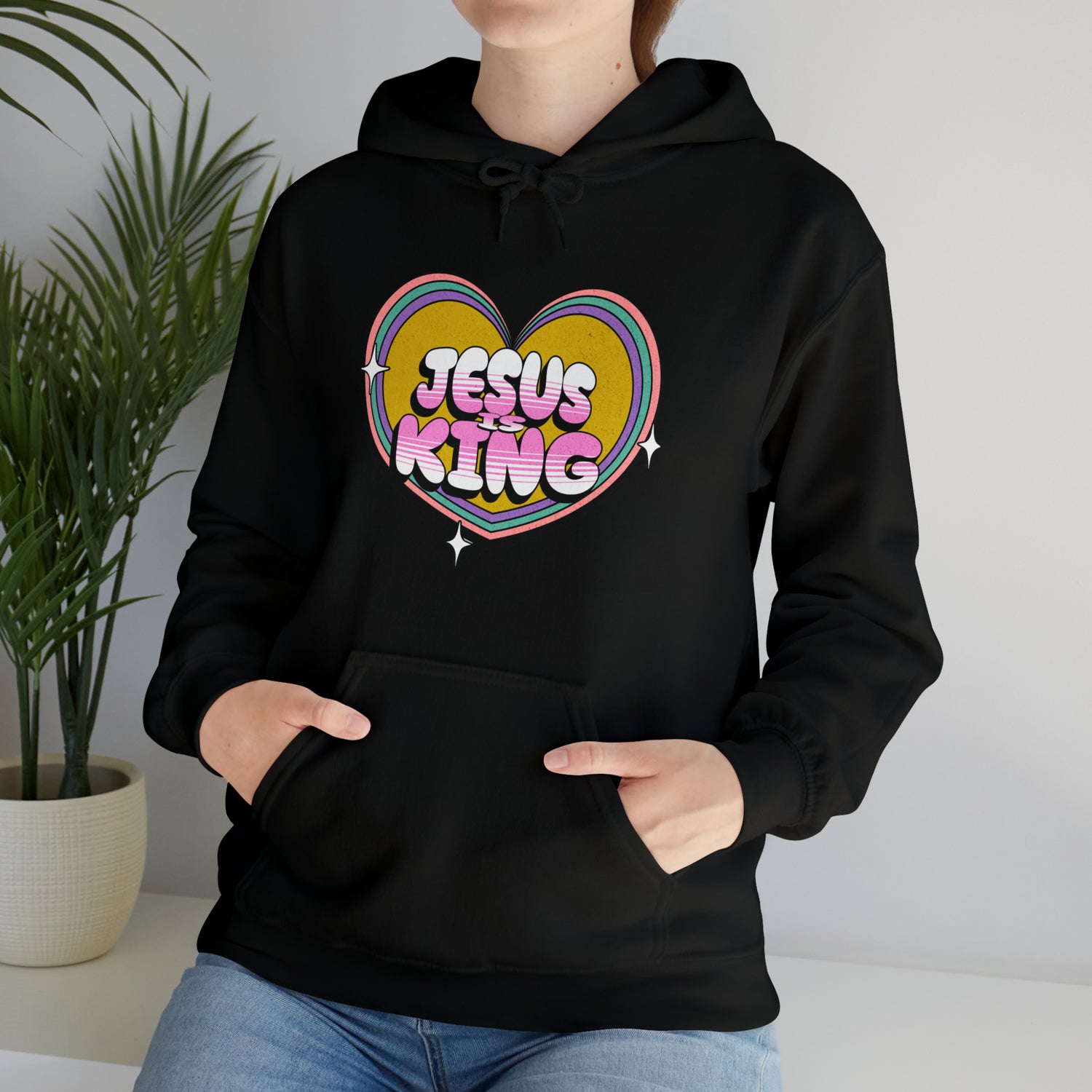 Jesus Is King- Love Unisex Hooded Sweatshirt