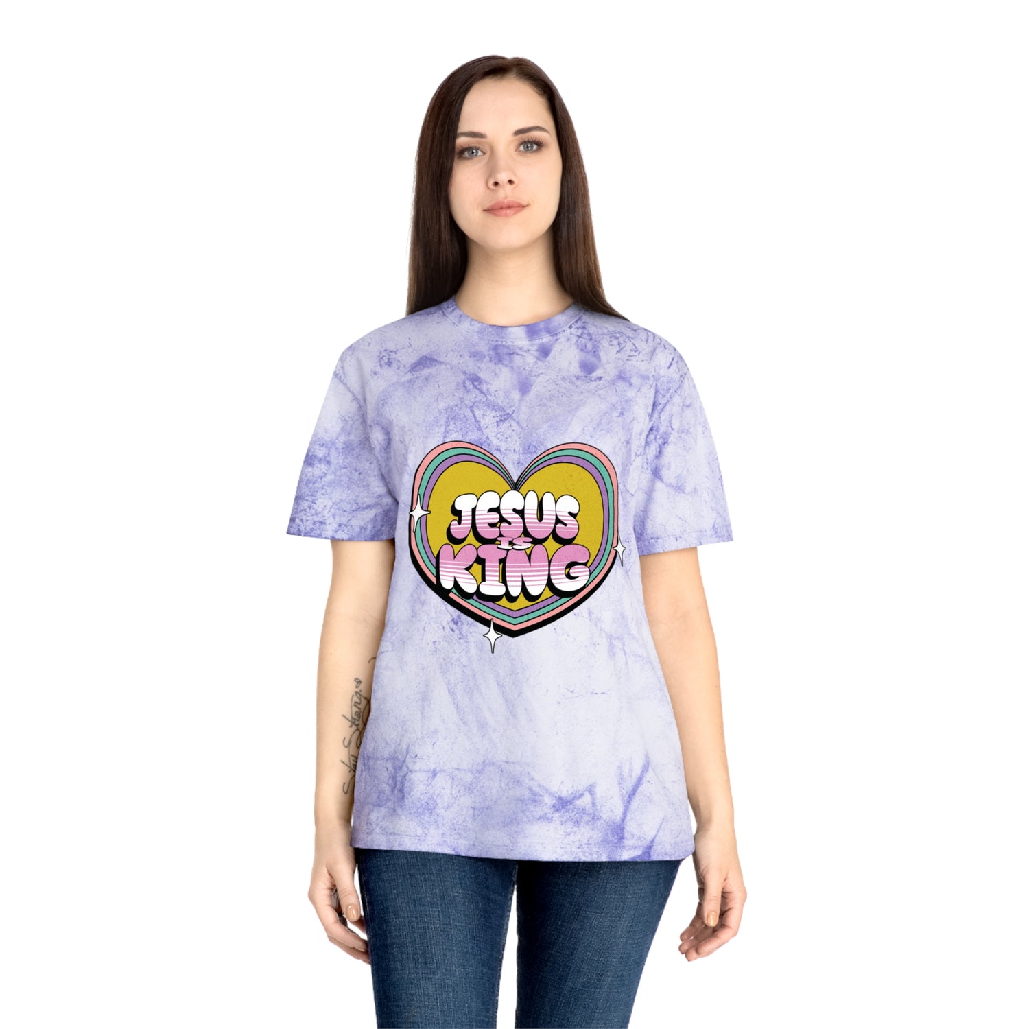 Jesus Is King- Love Unisex Color Blast T-Shirt